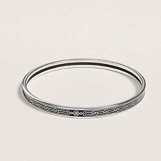 Hermes Sterling Silver Lima Bracelet at Jill's Consignment