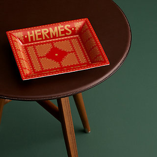 Hermes Leather Change Tray Home Decor, Home & Furniture, Home