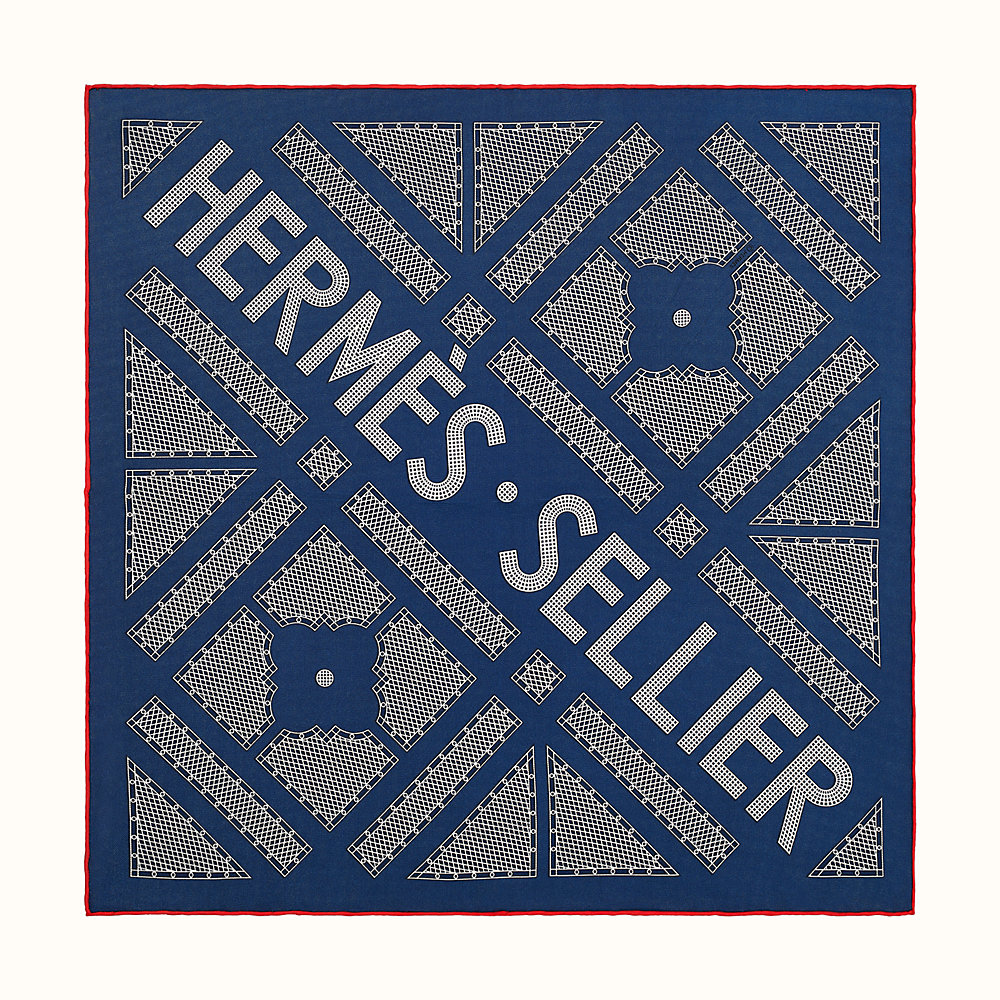 hermes sellier scarf