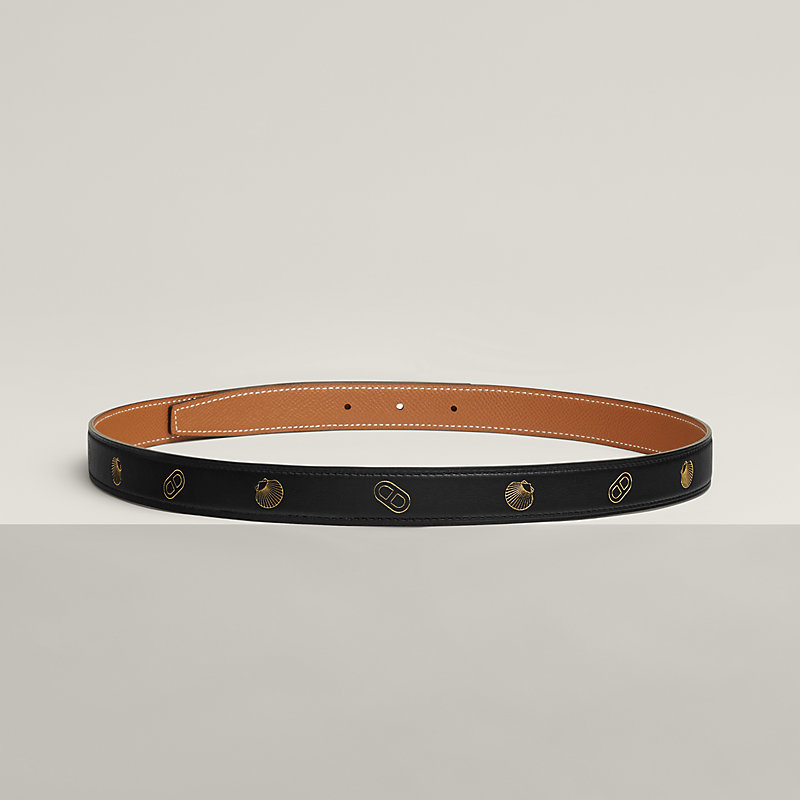 Hermès sur Mer reversible leather strap 24 mm | Hermès UAE