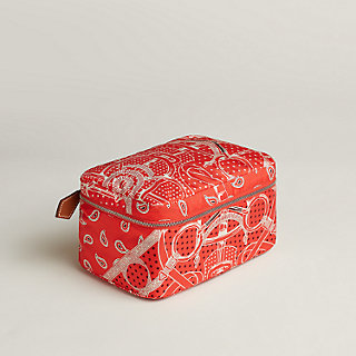 HERMES 空箱 Hermès Travelsilk mini travel cube - Orange | Hermès USA