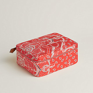 Hermès Travelsilk PM travel cube - Orange | Hermès Canada