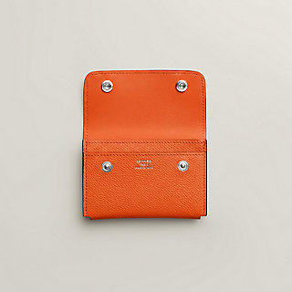 Hermèsnap II lacquered card holder | Hermès Canada