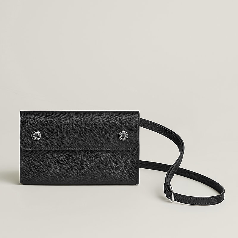 【シンプル】HERMES Hermesnap wallet／Noir Hermes Hermesnap Black Wallet | Consign of the Times ™
