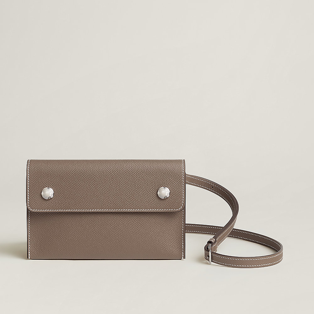 【HERMES】シンプルでお洒落♡Hermes snapウォレット シンプル♪【HERMES】ウォレットバッグ エルメスナップ (HERMES