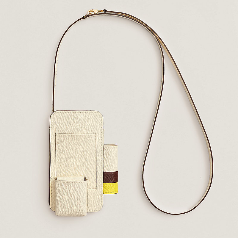 hermes leather phone case