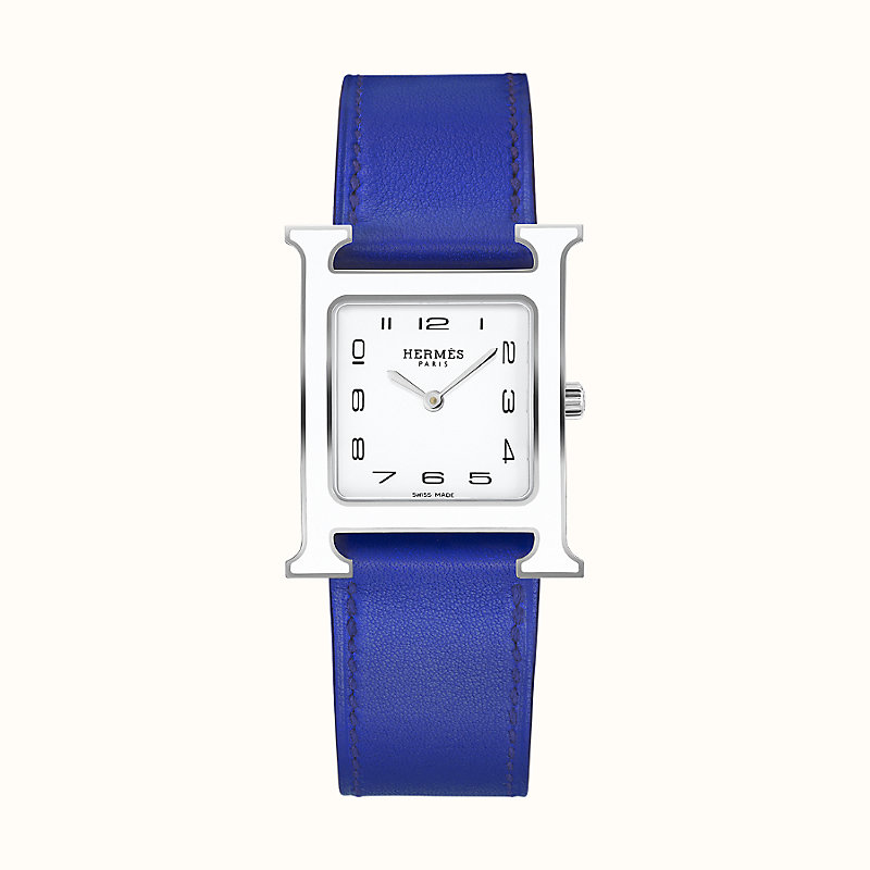 hermes blue watch strap