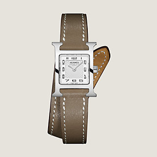 Heure H Mini model 21 mm Double Tour Watch Strap Hermes UK