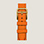 Heure H Mini model 21&nbsp;mm Single Tour Watch Strap, View: Flat, flat, view 1 of 2