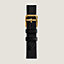 Heure H Mini model 21&nbsp;mm Single Tour Watch Strap, View: Flat, flat, view 1 of 2