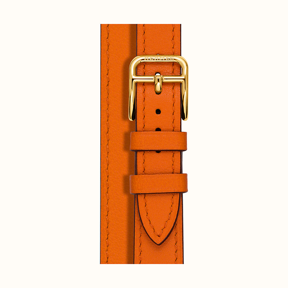 hermes orange band watch