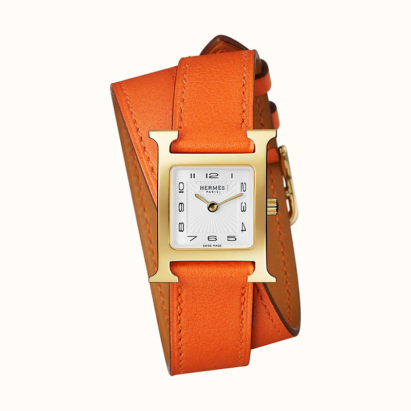 hermes h watch double strap