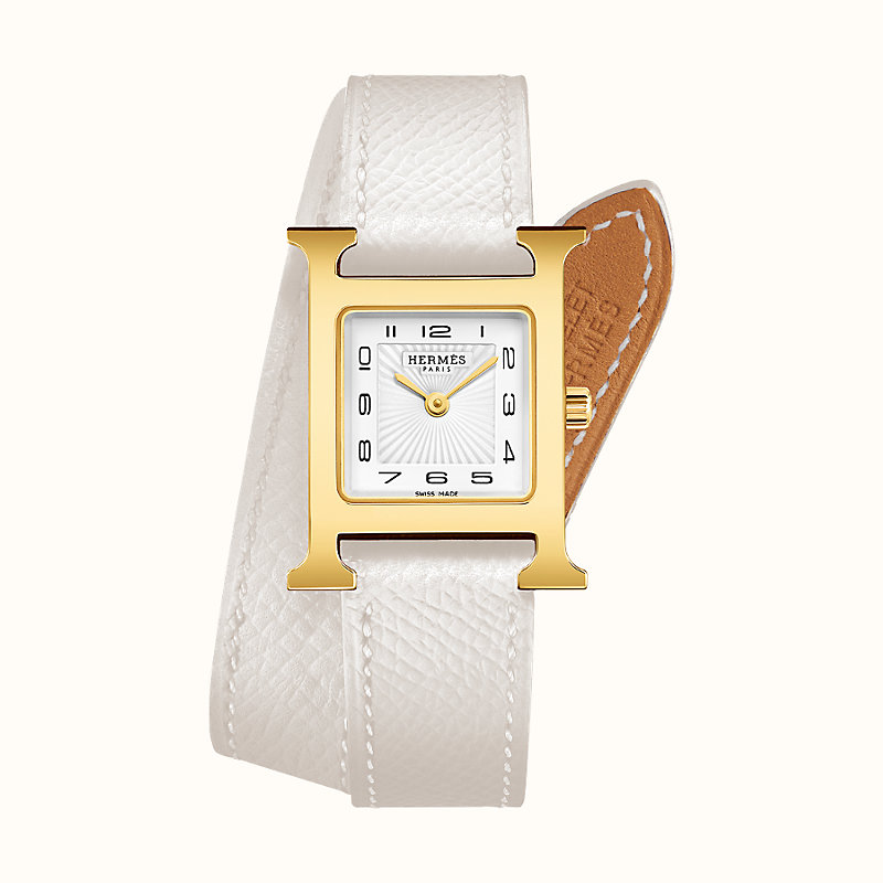 hermes h watch double strap