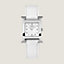 Heure H Small model 25&nbsp;mm Single Tour Watch Strap, View: front, front, view 2 of 3