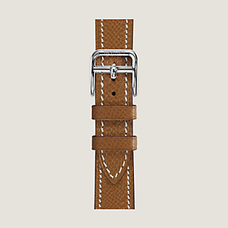 エルメス　Hウォッチ　ベルト　エトゥープ Heure H Small model 25 mm Single Tour Watch Strap | Hermès USA