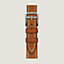 View: Flat, Heure H Small model 25 mm Single Tour Watch Strap