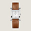 View: front, Heure H Small model 25 mm Single Tour Watch Strap