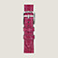 Heure H Small model 25&nbsp;mm Single Tour Watch Strap, View: Flat, flat, view 1 of 3