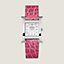 Heure H Small model 25&nbsp;mm Single Tour Watch Strap, View: front, front, view 2 of 3