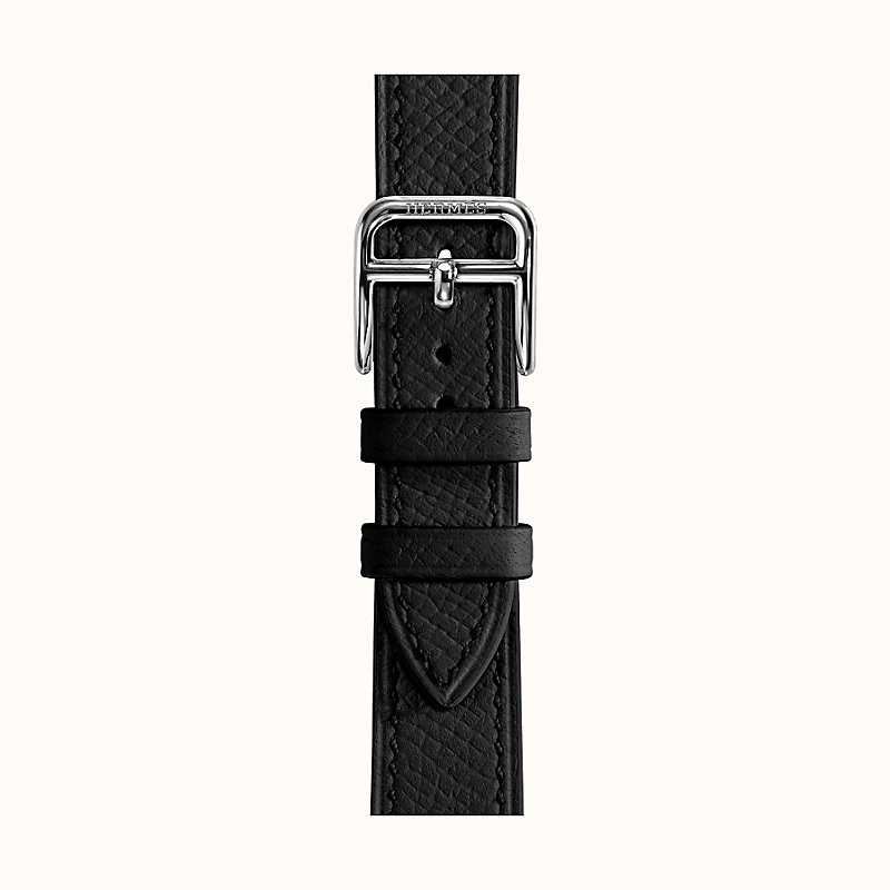 hermes black watch strap