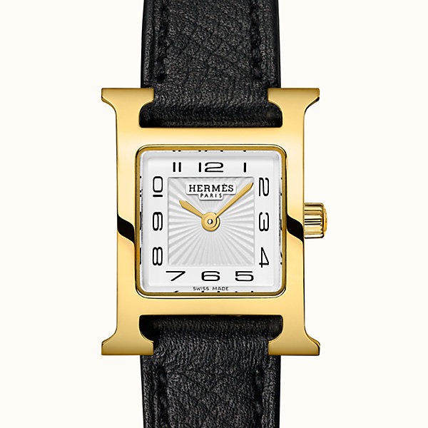 hermes h hour watch size