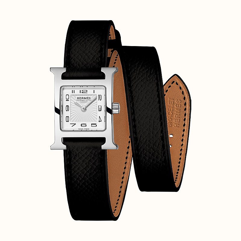 hermes ladies watch leather strap