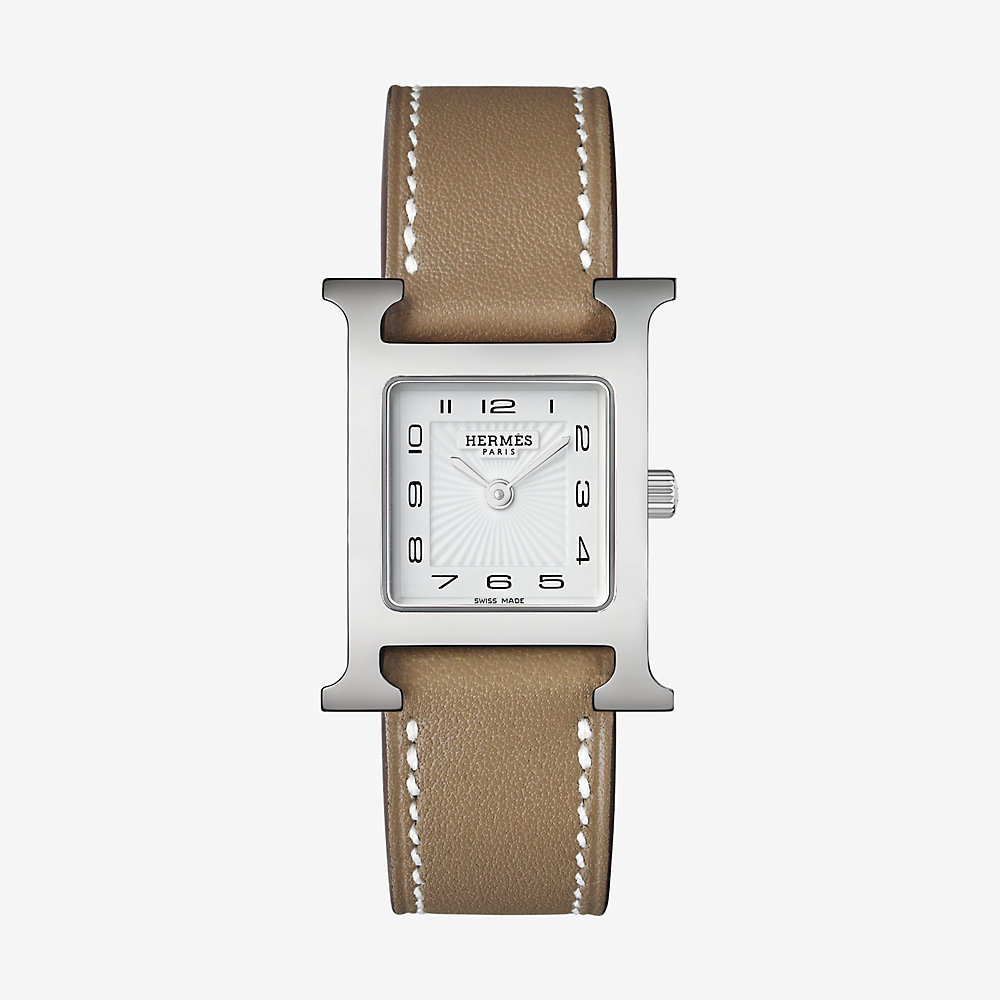 Heure H watch, 21 x 21 mm | Hermès Hong 