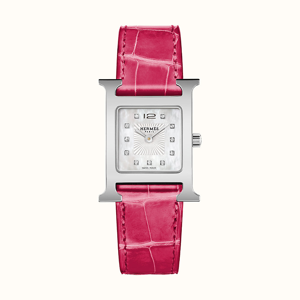 Heure H watch, 21 x 21 mm Hermès Czech Republic
