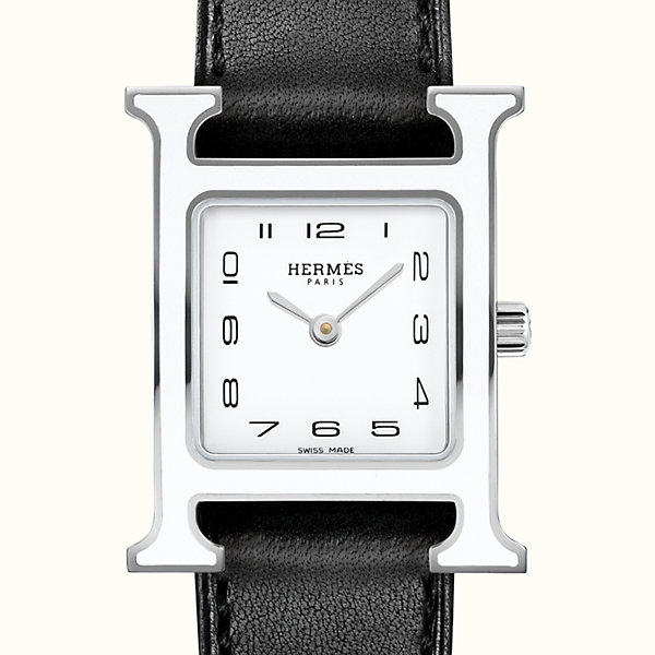 hermes white watch