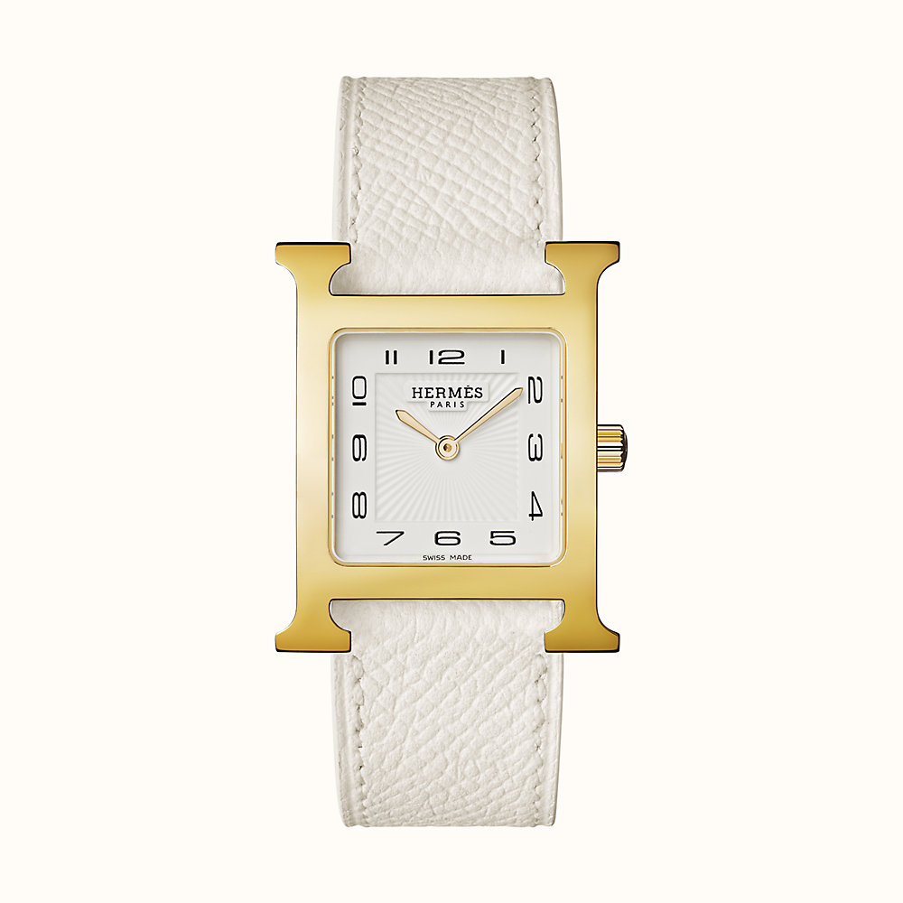 hermes watch white