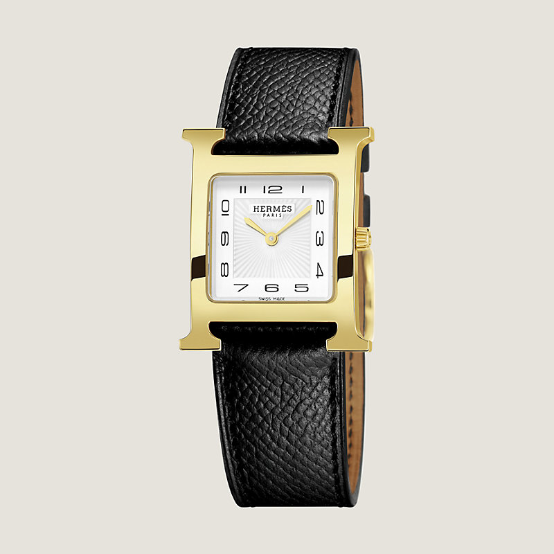 Hermes h shop hour watch size