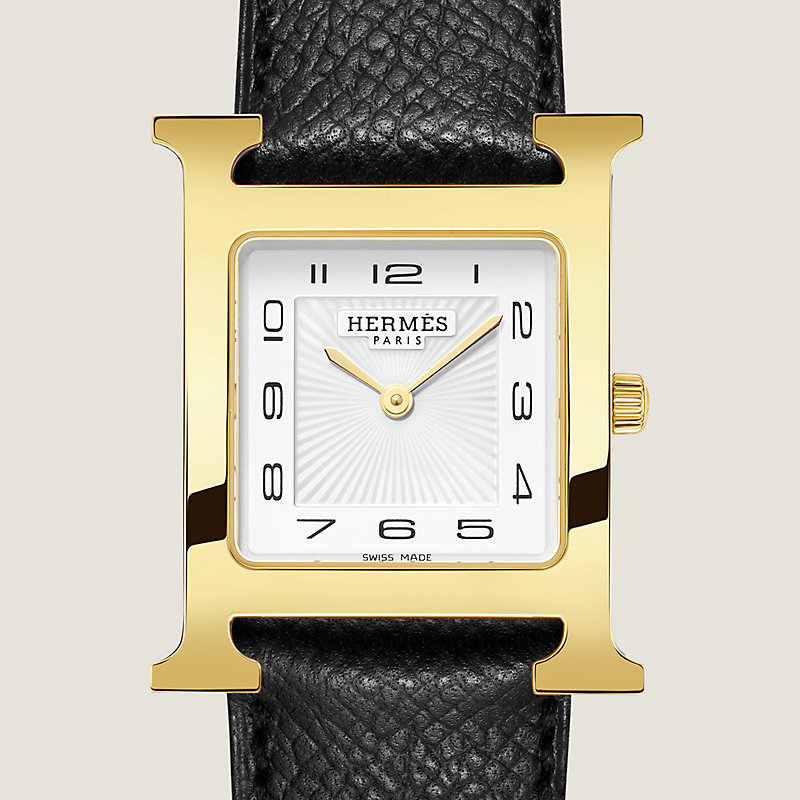 人気【HERMES】Heure Hウォッチ ミディアムモデル 30 mm heure-h-watch-medium-model-