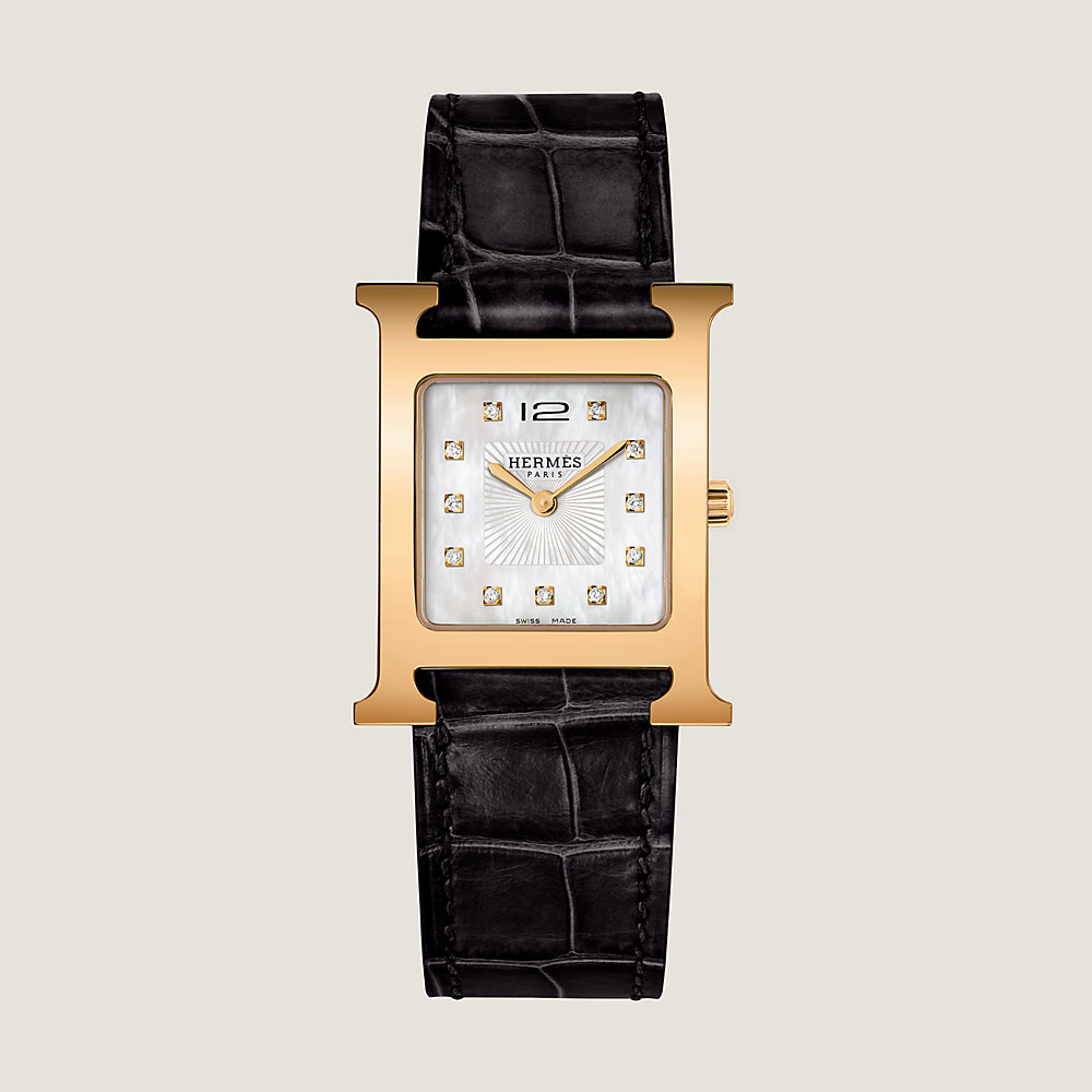 【大人気☆】エルメス 腕時計 Hウォッチ MM 30mm 腕時計 《Hウォッチ》 PM 25 mm | Hermès - エルメス-公式サイト