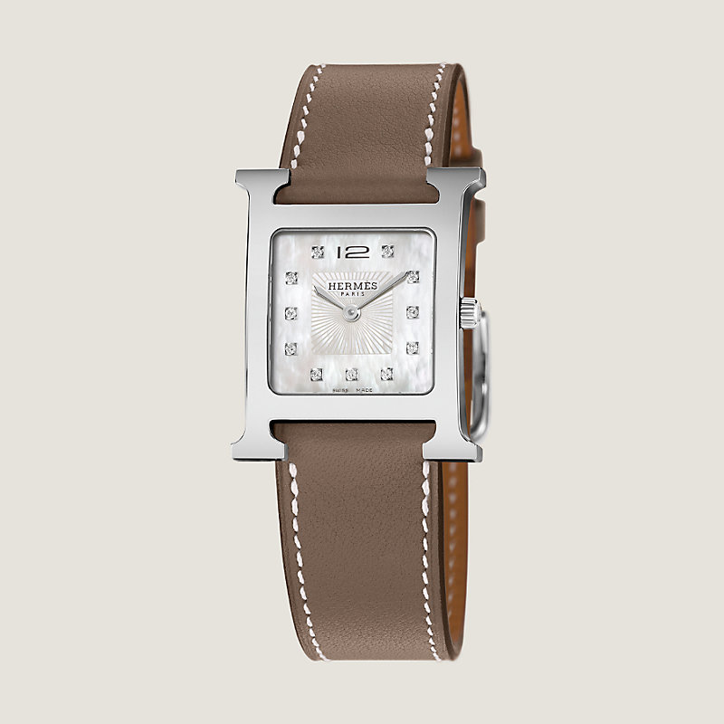アワー H ウォッチ、ミディアム モデル、30 mm Heure H watch, Medium model, 30 mm | Hermès USA