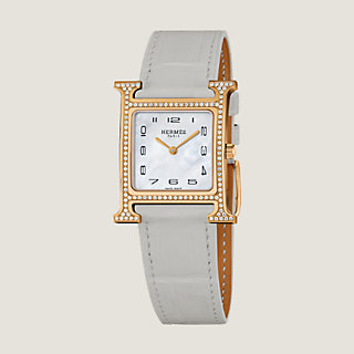 【HERMES 】アワー H ウォッチミディアム モデル30 mm グリーン Heure H watch, Medium model, 30 mm | Hermès USA