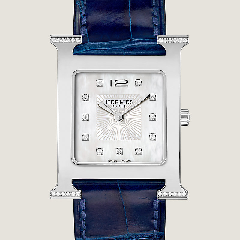 Hermes h watch online diamond