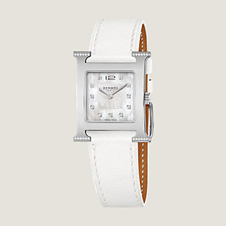 hermes watch white