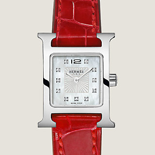 洗練された時を刻む☆【HERMES】HeureH Mini Watch 21mm Heure H watch, Mini model, 21 mm | Hermès Australia