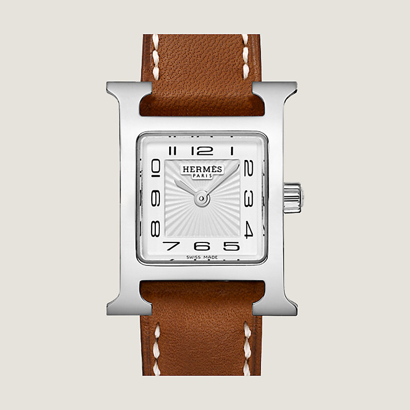 洗練された時を刻む☆【HERMES】HeureH Mini Watch 21mm heure-h-watch-mini-model-21mm-