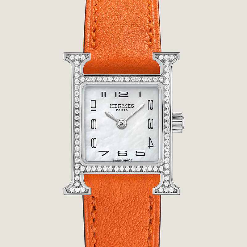 Hermes 2024 orange watch