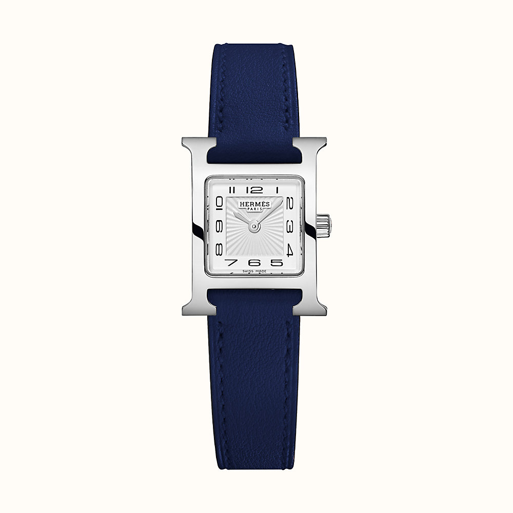 hermes diamond h watch