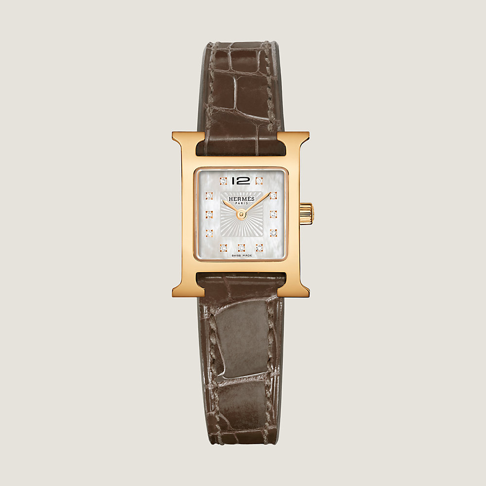 Hermes h shop watch sizes