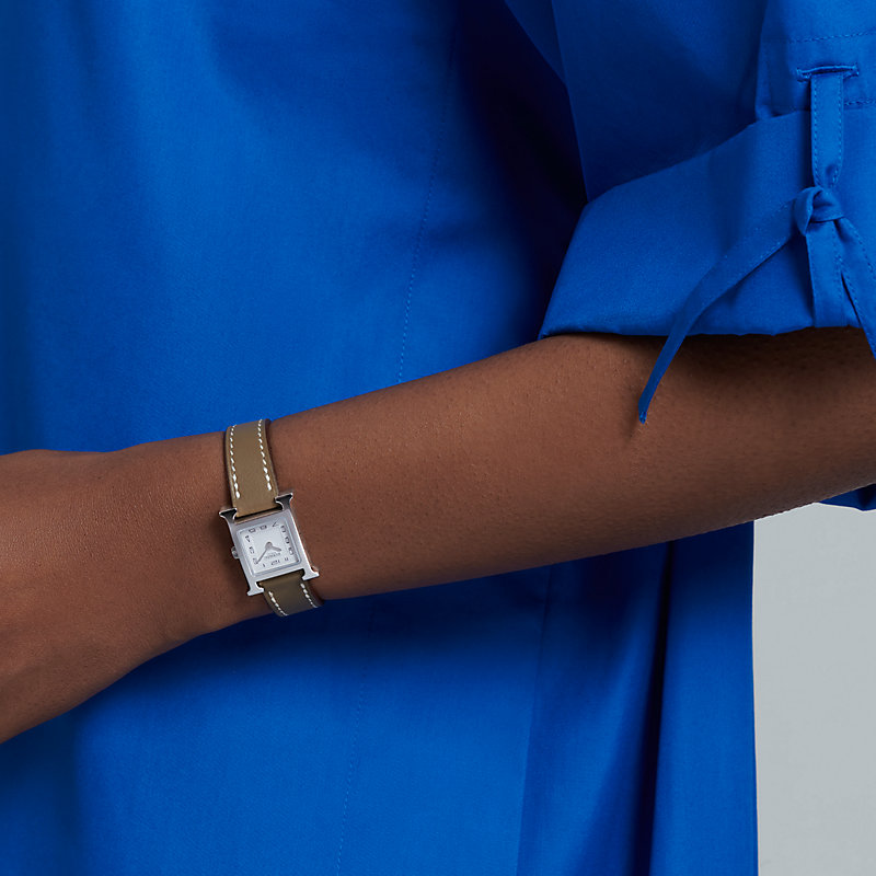 Hermes heure h watch mini Hウォッチ ミニ【ランク:A】 Heure H watch, Mini model, 21 mm | Hermès USA