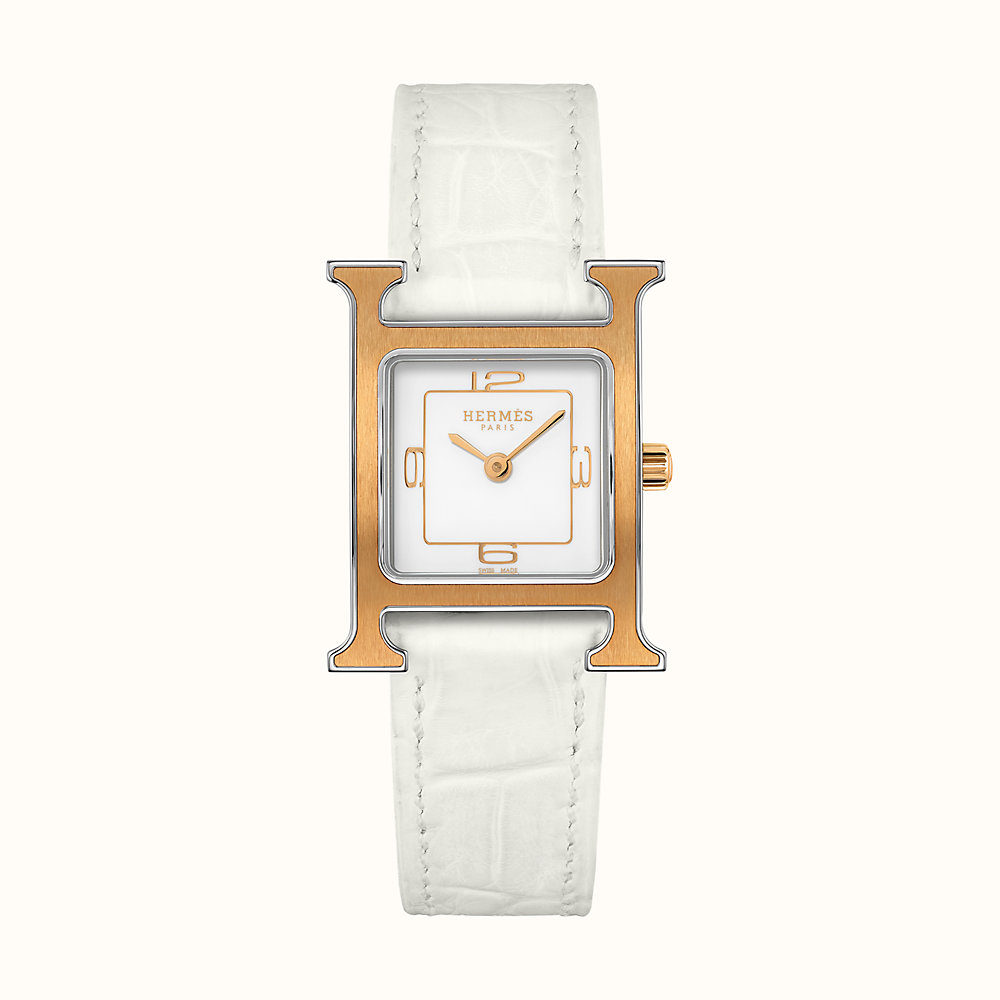 hermes watch rose gold