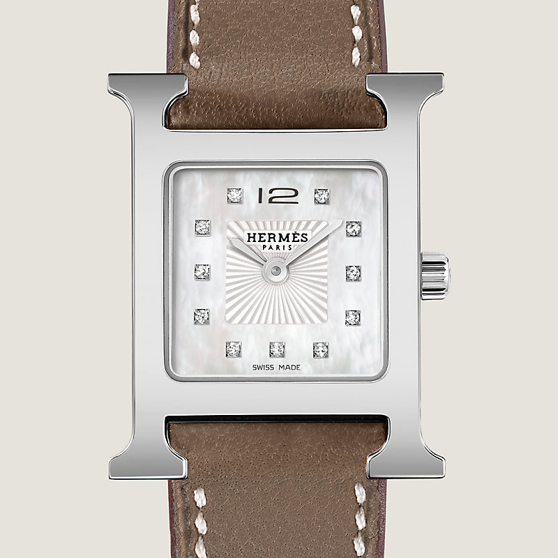 【エレガント】HERMES 「Heure H」ウォッチ、小型モデル、25mm Heure H watch, Small model, 25 mm | Hermès USA