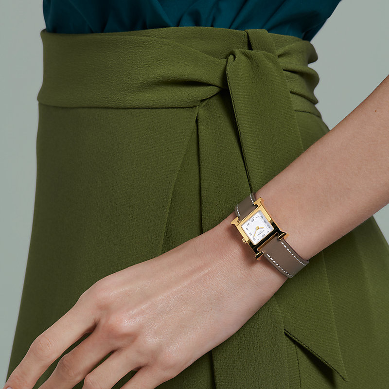 Hermes Cape Cod Watch | Mother of Pearl & Diamond bezel & bracelet | 1 –  Watch Collectors
