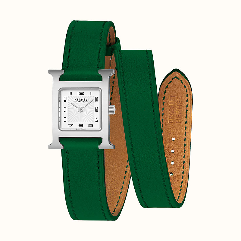 hermes green watch