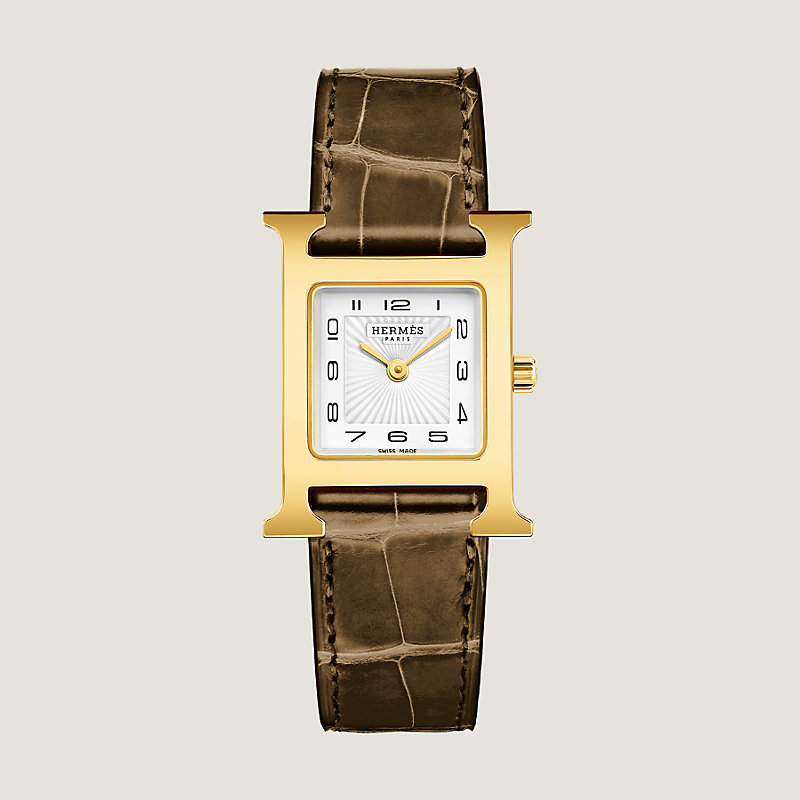 Hermes heure h watch clearance strap