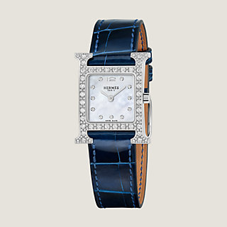 【HERMES 】アワーH ウォッチ スモールモデル25 mm イエロー HERMES 】アワーH ウォッチ スモールモデル25 mm イエロー