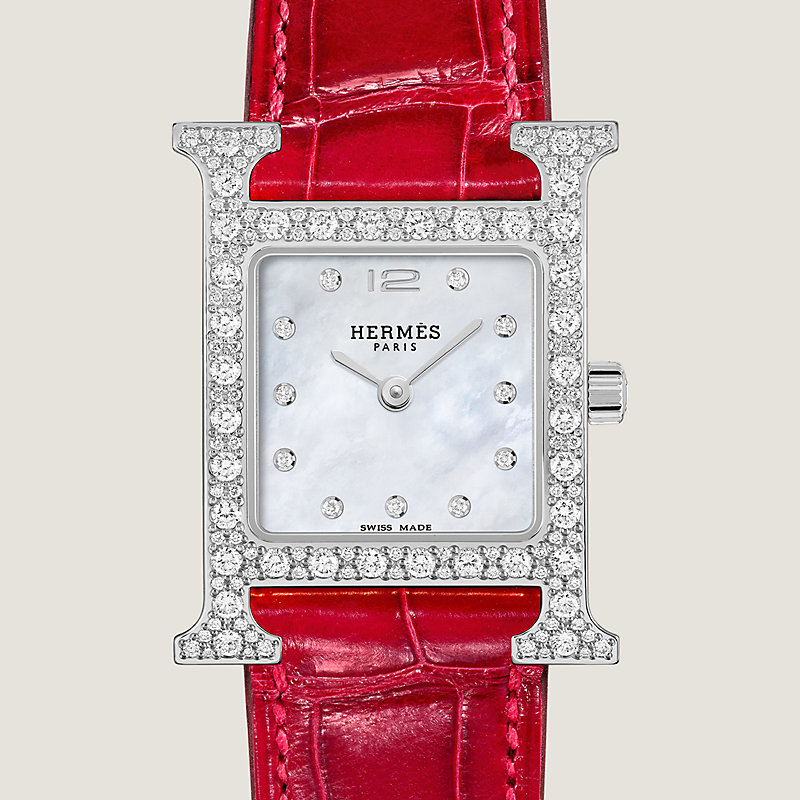 【エレガント】HERMES 「Heure H」ウォッチ、小型モデル、25mm Heure H watch, Small model, 25 mm | Hermès USA